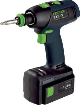 564439 FESTOOL Аккумуляторная дрель-шуруповерт T 12+3 Li 3.0 Plus